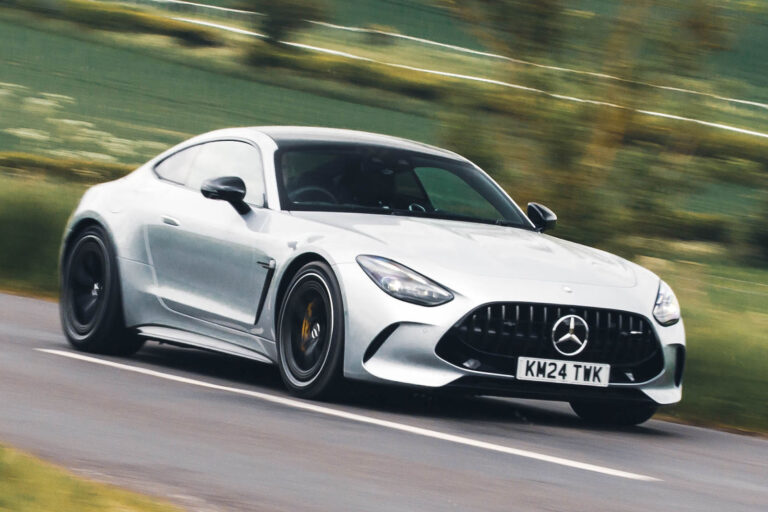 mercedes amg gt 63 coupe review 2024 01 front cornering 0