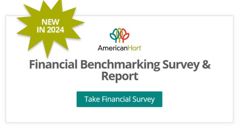 AmericanHort financial survey