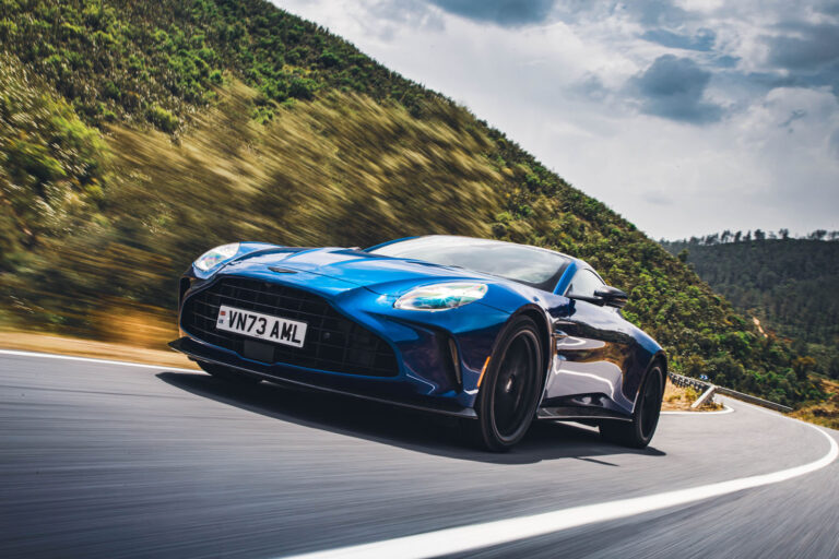 aston martin vantage review 2024 22 front tracking