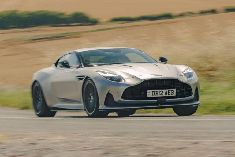 aston martin db12 front quarter tracking 0