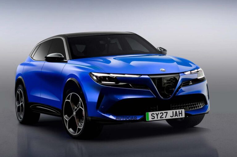 alfa romeo electric suv render front three quarter 0