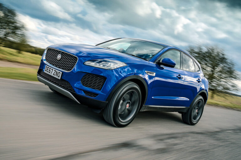 1 jaguar e pace review hero front