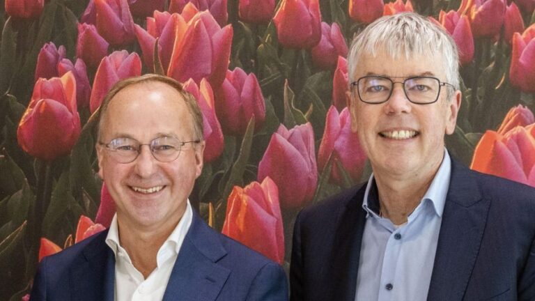 Steven van Schilfgaarde and Pieter Bootsma of Royal FloraHolland