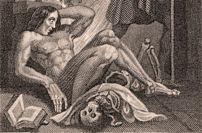 Frontispiece to Frankenstein 1831 1100x726