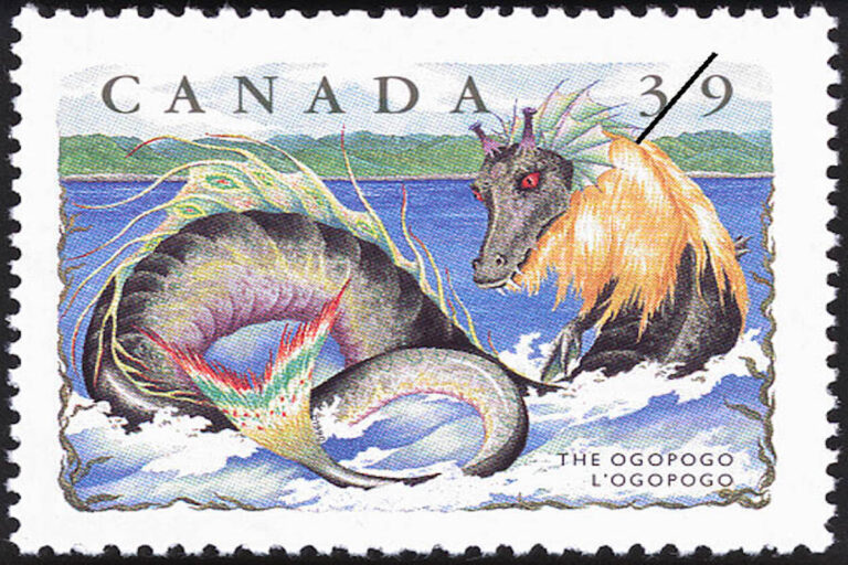 SFF Bestiary Ogopogo Stamp