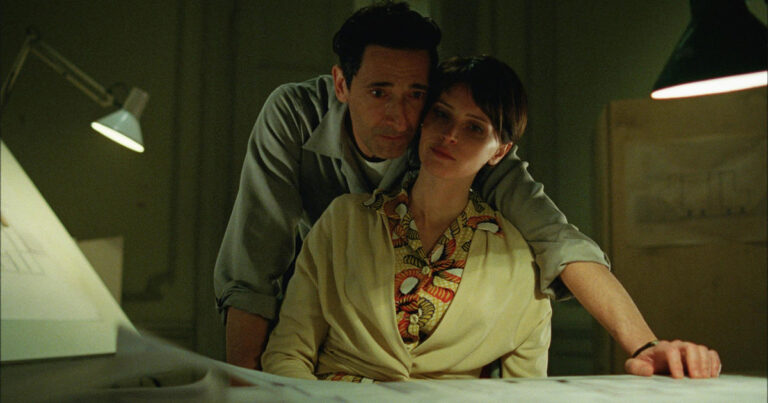 the brutalist adrien brody felicity jones a24 1920